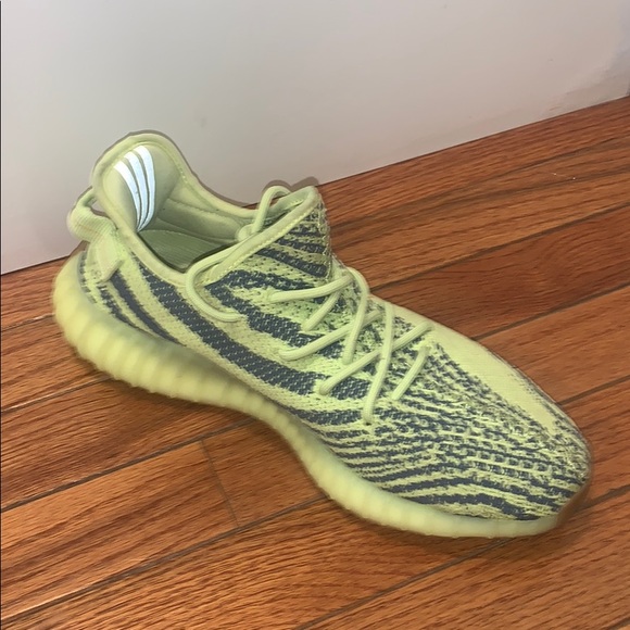 ADIDAS 350 YEEZY BOAST FROZEN YELLOW GREY SNEAKER - Picture 13 of 16
